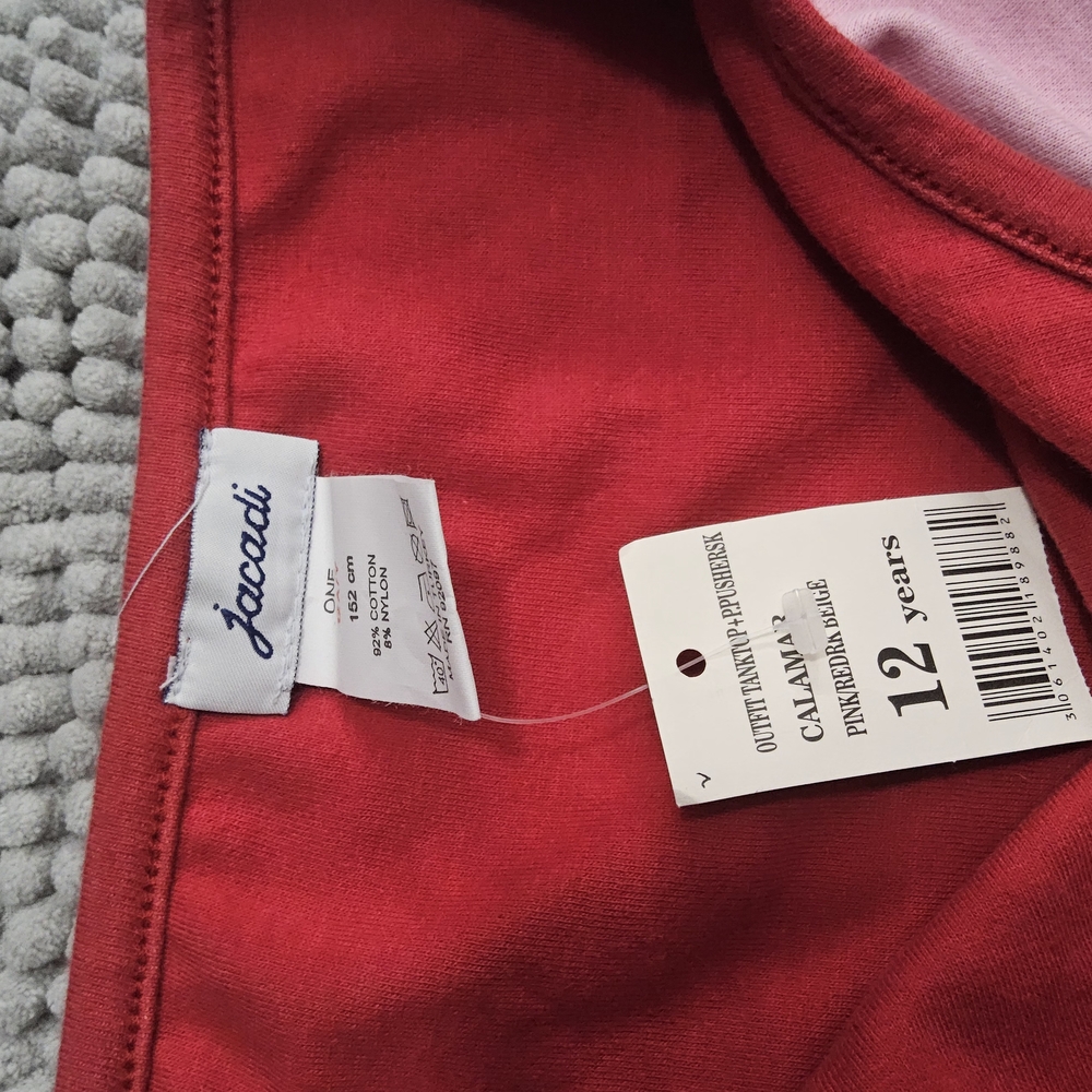 New Girls Size 12 Pink Tank Top - Picture 6 of 8